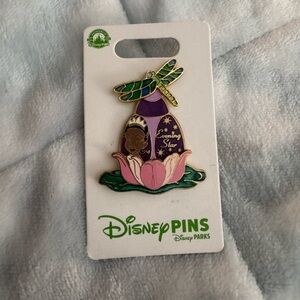 Disney Tiana Evening Star Pin with Purple and Green Accents